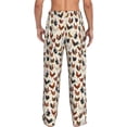thumbnail image 3 of Uemuo Funny Chicken Pattern Men's Wide Leg Palazzo Lounge Pants with Pockets Light Weight Loose Comfy Casual Pajama Pants-Large, 3 of 9