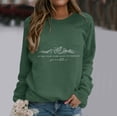 thumbnail image 1 of Mode Femme Mignon Décontracté Imprimé Col Rond Sans Capuche Veste à Manches Longues avec Capuche Chandail en Molleton Jogging Femmes Filles Vestes d'Échauffement Softball Jogging Survêtements Femmes Capuche Courte Grande Taille, 1 of 3