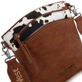 thumbnail image 3 of Bolso cruzado Montana West con estampado de vaca de piel vegana para mujer, 3 of 6