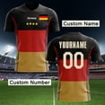 thumbnail image 2 of FYEGRE Soccer for Men,Soccer Practice Soccer Wear for Sports Training National Team Football Shirt For Men Athletic Breathable Sportswear Training Top Coffee3 XL, 2 of 6