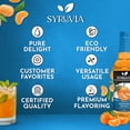 thumbnail image 5 of Syruvia Sugar Free Mandarin Orange Flavored Syrup for Drinks, Cocktails, Lemonades, Iced Teas and Desserts – 25.4 fl oz, 5 of 7