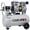 Light Gray, variant on LuckyNote 1.5HP Silent Oil-Free Air Compressor, 8 Gallon Portable Electric Shop Compressor with Wheels, 70 dBA, Auto Drain Valve