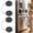 2PCS, variant on Refrigerator Lock, Heavy Duty Combination Fridge Lock for Child Safety - Keyless Adhesive Cabinet Locks for Freezer Mini Fridge Window Drawer - No Drill Child Proofing Kit for Home Office RV