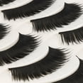 thumbnail image 3 of Pestañas postizas largas hechas a mano, 5 pares, grandes y negras. Pestañas naturales de moda, 3 of 3