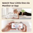 thumbnail image 2 of Monitor para bebés NETVUE Peekababy Smart WiFi 1080P FHD con cámara, 2 of 8