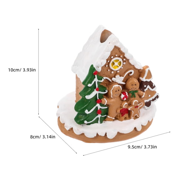 TINKSKY gingerbread village houses Gingerbread House Ornament Multi Decorative Centerpiece for Home Decor 1Set