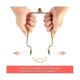 thumbnail image 2 of 7Inch Lamp Shade Harp Holder Adjustable Lamp Harp Kit E14,E26,E27 Light Base Adapter Gold Horn Fram, 2 of 5