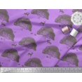 thumbnail image 3 of Soimoi Cotton Poplin Fabric Tree,Rabbit & Reindeer Animal Print Fabric by Yard 42 Inch Wide, 3 of 3