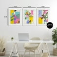 thumbnail image 3 of Stupell Industries Drifting Bloom Botanicals 3 Piece White Framed Print Under Glass Set design by Andrea Haase, 23 x 17, 3 of 10