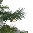 thumbnail image 5 of Northlight 4' Pre-Lit Frosted Mixed Berry Pine Artificial Christmas Tree in Pot - Clear Lights, 5 of 6