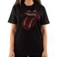 thumbnail image 2 of The Rolling Stones - Camiseta Classic Tongue Adornado para Adultos Unisex (Negro), 2 of 3