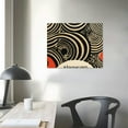 thumbnail image 4 of Orinice Bauhaus Abstract Geometric Wall Art - Mid Century Modern Minimalist Poster - Aesthetic Retro Artwork - Small Print Black and White for Bedroom Bathroom  20x16in, 4 of 6