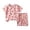Pink, variant on Ruyang Girls 2 Piece Set Short Sleeve Cherry Graphic Tee and Elastic Waist Shorts Lounge Set Kids Toddler Cute Summer Outfits