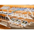 thumbnail image 2 of Zapatero expandible, zapatero retráctil, organizador ajustable para debajo del gabinete (2 blanco), 2 of 8