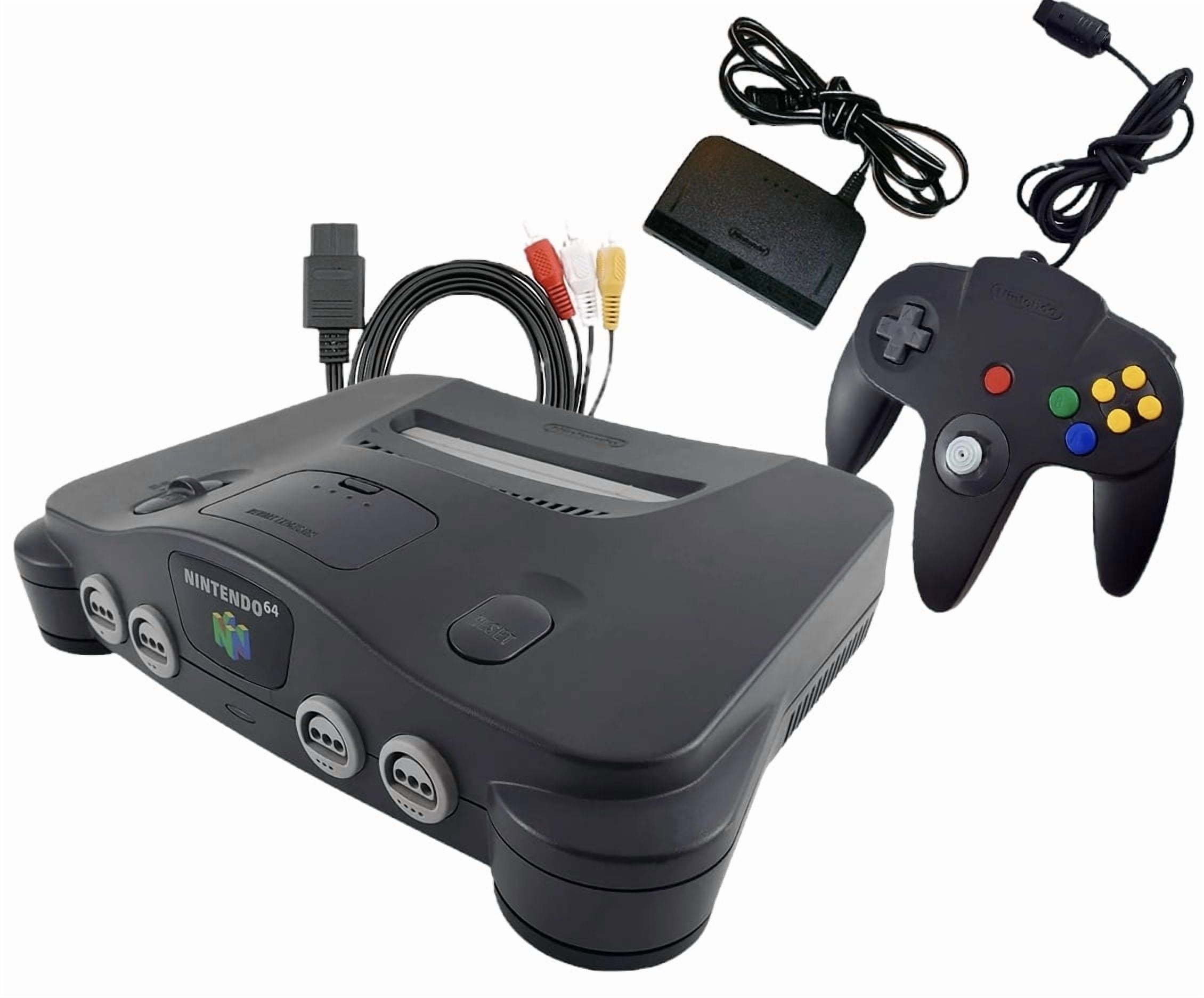Nintendo 64 N64 Console Bundle, Matching Controller, AV Cable
