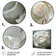 thumbnail image 3 of Designart " Seashells" Animals Metal Wall Decor, 3 of 5
