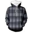 thumbnail image 4 of Men's Print Plush Warm Coat Fleece Sweater Casual Coat Pocket Sweater Autumn Winter Coat M, 4 of 5