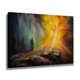thumbnail image 2 of Pintura de arte abstracto Una figura con una túnica contempla una raíz de árbol colosal que se eleva desde el suelo Póster de lienzo Decoración de dormitorio Paisaje deportivo Decoración de oficina, 2 of 8