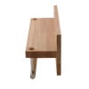 thumbnail image 5 of ALFI brand AB5511 16" Wooden Shelf with Chrome Towel Bar Bathroom Accessory, 5 of 7