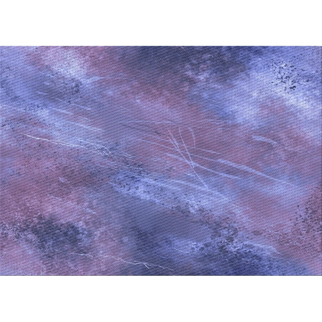 Ahgly Company Tapis d'Intérieur Lavables en Machine, Rectangle Transitionnel Bleu Ardoise, 2' x 3'