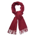 thumbnail image 2 of 6-Pack Mens Polyester Solid Color Muffler Scarf, Plain Multi-Colors, 2 of 4