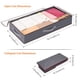 thumbnail image 5 of Contenedores de almacenamiento personalizados debajo de la cama Bolsa de almacenamiento de ropa de tela duradera con manija reforzada y ventana transparente WD.WDQZL Hogar, 5 of 6