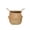 10.6 Inches, variant on Large Woven Seagrass Belly Basket, Multipurpose Storage for Laundry, Picnic, Grocery, Plant Pot with Sturdy Handles, Decorative Home Organizer, 1 Basket