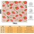 thumbnail image 6 of Strawberry Blanket for Kids, Comfy Plush Flannel Fleece Throw Blanket Lightweight Warm Strawberry Blanket, Soft Fluffy Fuzzy Blanket for Boys and Girls Birthday Gifts, Travel Beach- 50x40 Inches, 6 of 6