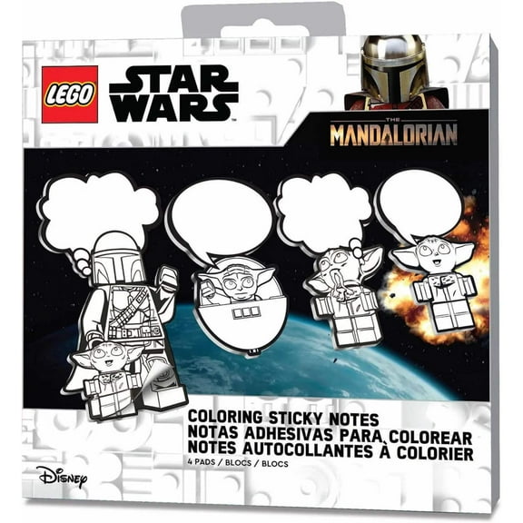 LEGO Star Wars The Mandalorian Coloring Sticky Notes - Grogu (53480)