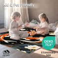 thumbnail image 4 of ODIKA 5'x7' Machine Washable Non-Slip Area Rug, Koi Fish Intricate Design High Traffic Rug, Orange, 101961, 4 of 7