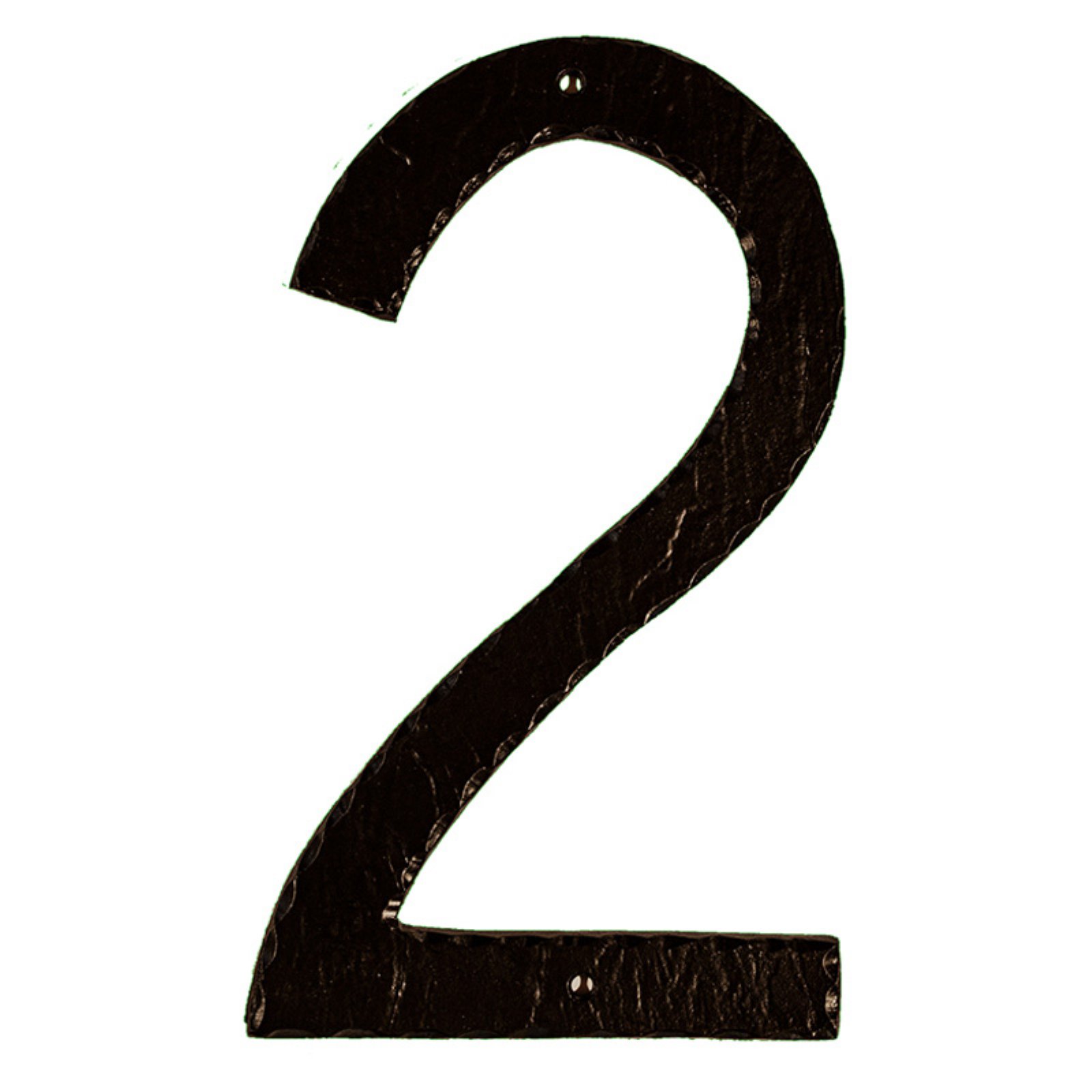 Montague Metal House Number 7 – 12 Inch High, Cast Aluminum, Satin Black Finish