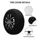 thumbnail image 2 of Balery Rock Skull Singer Cubiertas para Neumáticos - Protector Resistente para Neumáticos de Camioneta, SUV, Remolque, Camper y RV-17 inch, 2 of 6