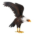 CUTICATE Eagle Garden Statue Standing Metal Bald Eagle Figurine