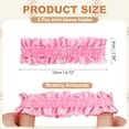 thumbnail image 2 of Uxcell Armband Garter, Soporte Antideslizante para Mangas de Camisa de Hombre, Cinturón Elástico Rosa, 2 of 6