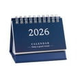 thumbnail image 1 of Mini Desk Calendar 2026, Standing Flip Academic Year Small Desk Calendar- Use Jan 2026 to Dec 2026 Monthly Desktop Calendar- Thick Paper Twin-Wire Binding for Home/Office, Multicolor, 1 of 9