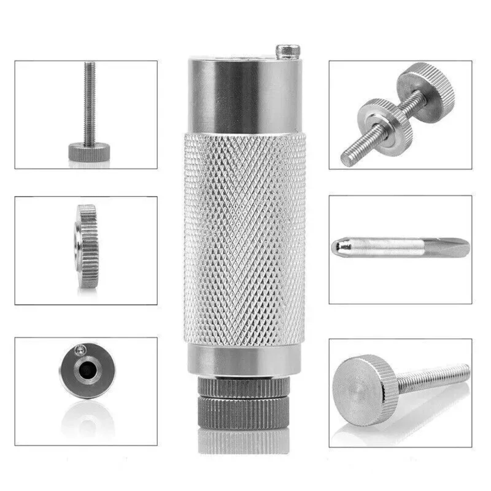 GUYUTING Silver Metal Piano String Winding Tool for Professionals - Enhances Sound & Efficiency