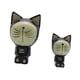 thumbnail image 4 of Figuras de gato de madera talladas a mano, coleccionables, lindas figuras de gato decorativas. Negro, 4 of 9