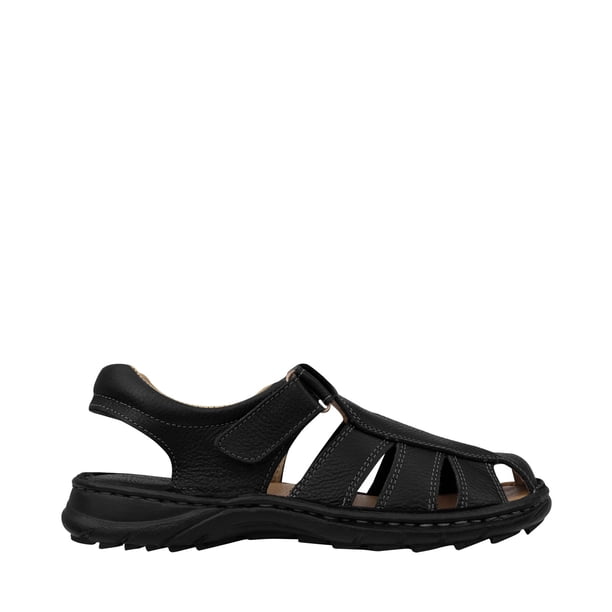 Sandalia Carlos Color Negro de Piel D12540056501 26.5 Dorothy Gaynor Sandalia Carlos Color Negro de Piel D12540056501 26.5