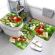 thumbnail image 1 of Fiudx Juego de Alfombrillas de Baño Superabsorbentes, Tres Alfombrillas Acogedoras, Tres Alfombrillas Antideslizantes En Forma de U, Tecnología de Secado Rápido, Diseño Multicolor, Entrada de Baño, D, 1 of 6