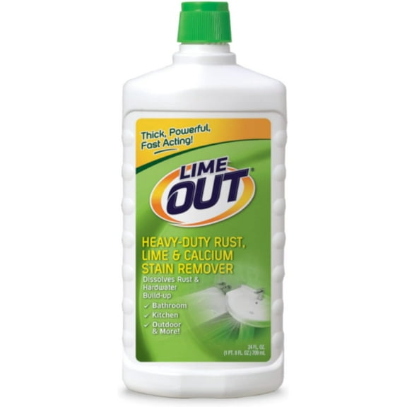 AO06N Lime, , Rust, and Mineral Deposit Remover-24 Fluid Ounces-Thick Formula for Removing Stains on Bath, Shower, Sinks, Cookware, Boats, Cars, Exterior Surfaces, and Appliances