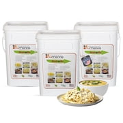 Numanna Grab-n-Go Bucket – Pack of 3 (240 Servings) Freeze-Dried Meals | Emergency Survival Food Kit | 25+ Year Shelf Life | Ready-to-Eat Breakfast & Dinner | Non-Perishable | Made in USA