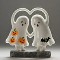 thumbnail image 3 of Fantasma Decorativo En Forma De Corazón, Escultura De Resina Hecha a Mano, Adorno Espeluznante Y Adorable Para El Hogar, Idea De Regalo Única, 3 of 5