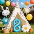 thumbnail image 4 of Easter Themed Number Balloons For Holiday Party And Birthday Celebrations With Metallic Gold Shine Event & Party, 4 of 5
