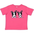 thumbnail image 3 of Inktastic Boston Terriers (dark Apparel) Boys or Girls Toddler T-Shirt, 3 of 5