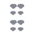 thumbnail image 1 of mmirethe Soft Shoe Heel Pad Insoles for High Heels Supportive Heel Repair Stick light gray 2Set, 1 of 6