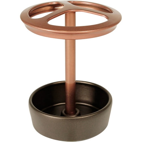 Better Homes and Gardens Two-Toned Metal Toothbrush Holder by InterDesign Inc