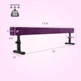 thumbnail image 2 of Infans 7.5 ft High and Low Gymnastics Beam w/3 Heights Heavy Duty Metal Legs & Wheels, 2 of 7