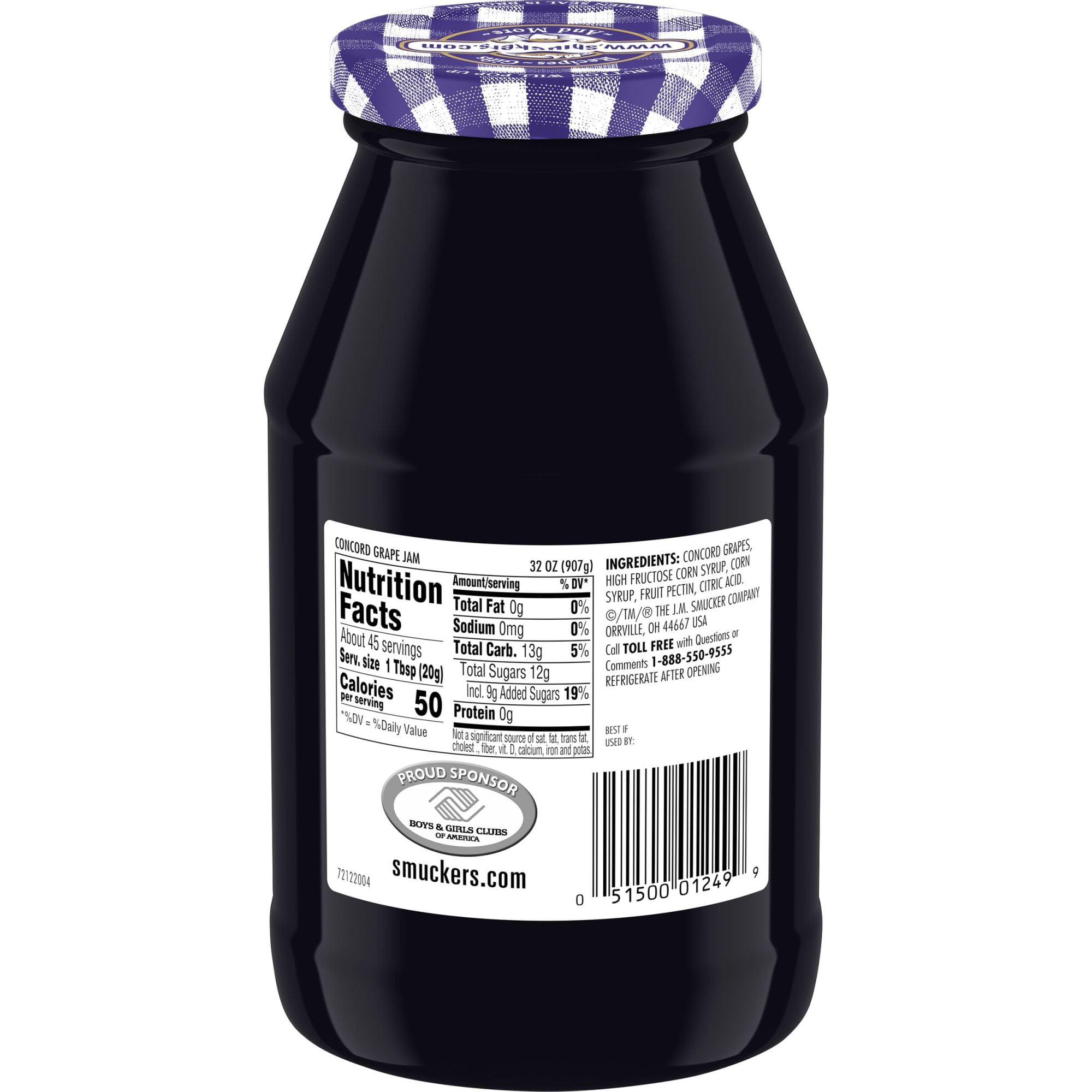 Smucker's Concord Grape Jam, 32 Ounces