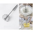 thumbnail image 3 of Apehuyuan 3 Pack Whisk Egg Stainless Steel Set 8"10"12" for Cooking Kitchen Strong Handles Balloon Wire Egg Beater for Stirring, Blending and Beating(12'' hand push), 3 of 8