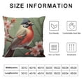 thumbnail image 5 of COMIO  Bird Flower Branches Leaves Throw Pillow Covers for Sofa Couch Pillows Decorative Family Room Home Farmhouse Decor, 5 of 5